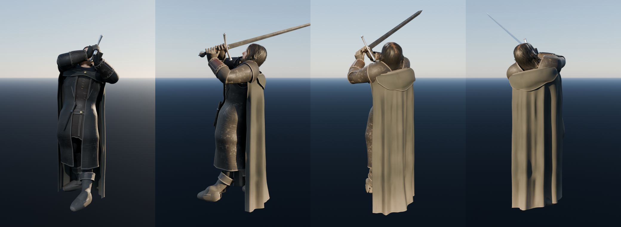 The cloak during a heavy cut